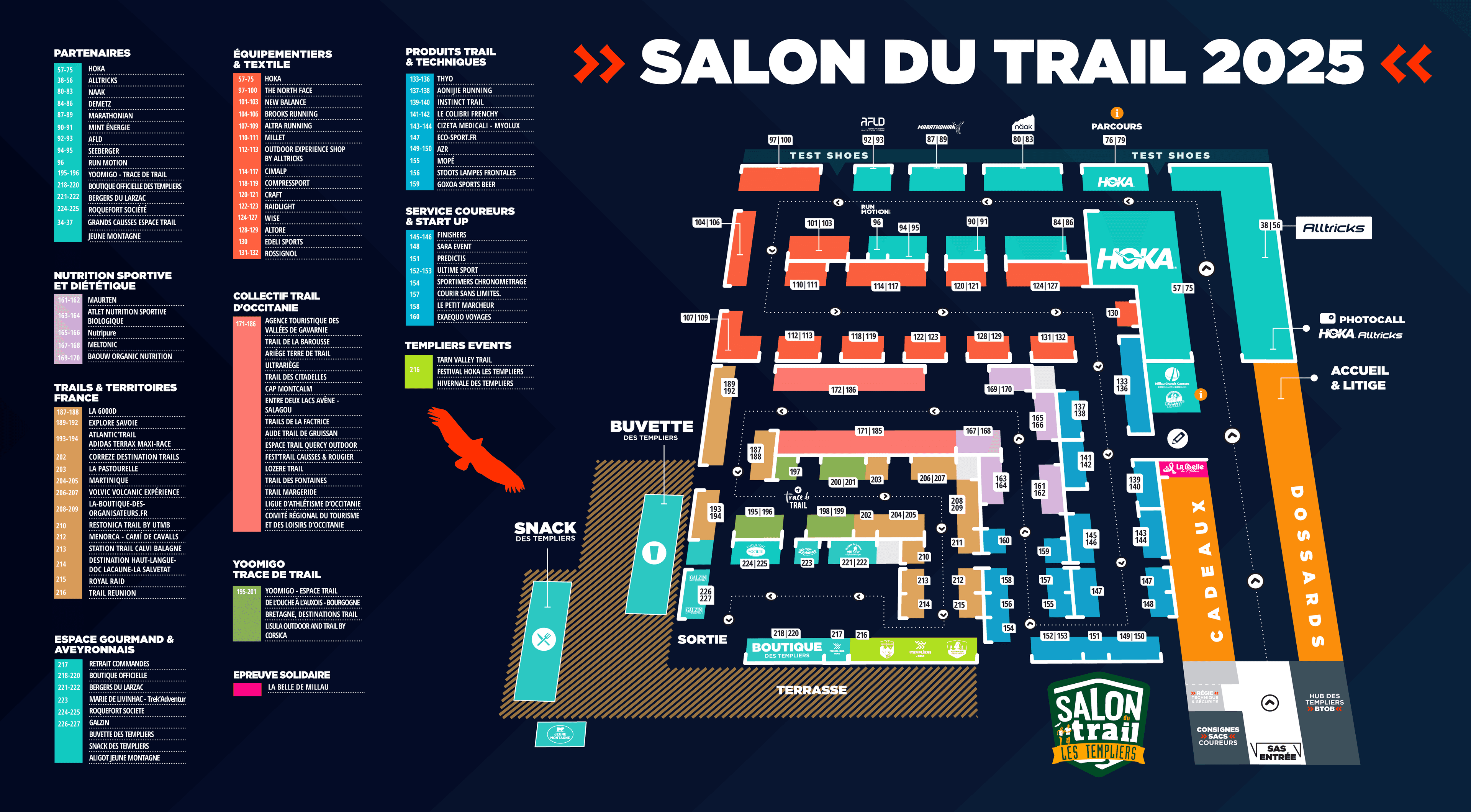 Plan du Salon du Trail
