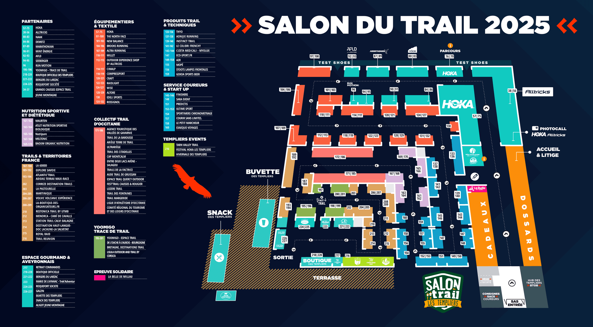 Plan du Salon du Trail