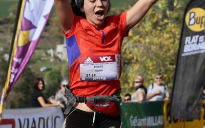 Fiona Porte à l'arrivée des Templiers