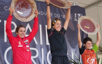 Le podium femmes des Templiers 2013