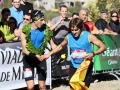 Thomas Lorblanchet et Xavier Thévenard à l'arrivée des Templiers 2013