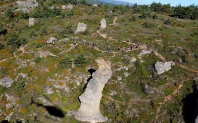 Les falaises du Rajol